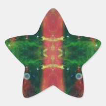 Maravillas en espacio colcomanias forma de estrellaes