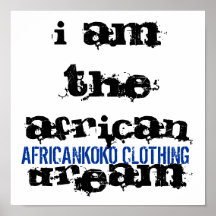 MARCA DEL PERSONALIZADO DE AFRICAKOKO POSTERS