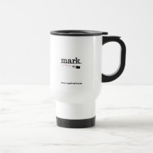Marca. taza del viaje del café del logotipo