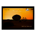 Marca urbana II SunsetCard del Outlander de la lib Felicitaciones