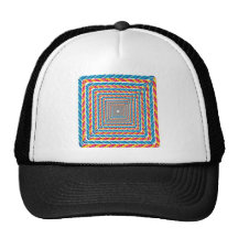 marco abstracto de la cuerda gorras