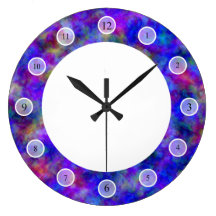 Marco adaptable azul de Pascua Reloj