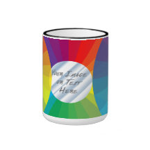 Marco adaptable del círculo: Colección del espectr Taza De Café