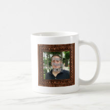 Marco cuadrado 2 tazas de café