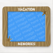 Marco Mousepad de la foto de las memorias de las v Alfombrilla De Ratón