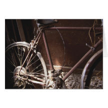 Marco negro de ciclo que monta en bicicleta del ci tarjetas