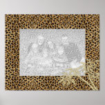 Marcos para su leopardo de la imagen del poster de