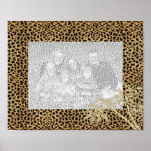 Marcos para su leopardo de la imagen del poster de