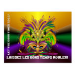 Mardi-Gras-Mask-The-Queen-V-4 Tarjetas Postales