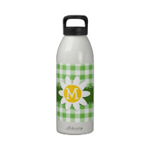 Margarita de la primavera; A cuadros verde; Guinga Botella De Beber