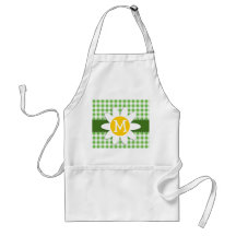 Margarita de la primavera; A cuadros verde; Guinga Delantal
