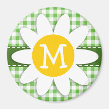 Margarita de la primavera; A cuadros verde; Guinga Imán De Nevera
