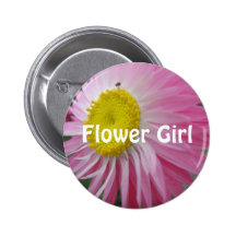 Margarita de papel rosado pin