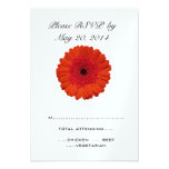 Margarita simple de Gerber que casa las tarjetas d Invitaciones Personalizada