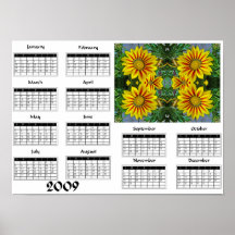 Margaritas de las margaritas - calendario 2009 impresiones