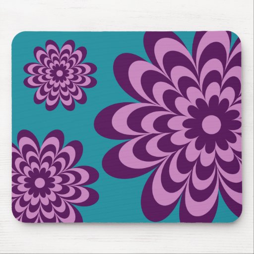 Margaritas maravillosas modernas Mousepad Alfombrillas De Ratones