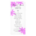 Margaritas rosadas que casan programa tarjetas publicitarias personalizadas