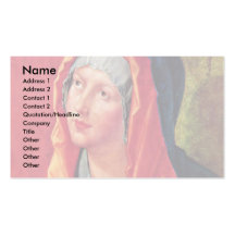 Maria de rogación de Albrecht Dürer Tarjeta De Visita