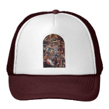 Maria Gloria con el arcángel Gabriel y St. Eusebi Gorras