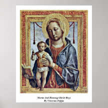 Maria y bendición de los muchachos de Cristo de Vi Impresiones