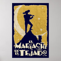 Mariachi en el tejado posters