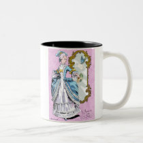 Marie Antonieta con el Bluebird tazas