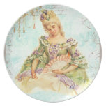 Marie Antonieta con la fan Platos De Comidas