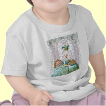 Marie Antonieta en aguamarina camisetas