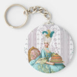 Marie Antonieta en aguamarina Llavero Personalizado