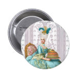 Marie Antonieta en aguamarina Pin