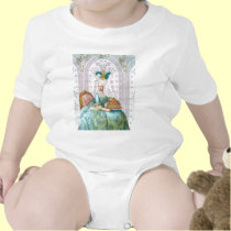 Marie Antonieta en aguamarina camisetas