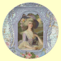 Marie Antonieta en lavanda platos