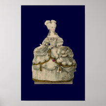 Marie Antonieta en poster extravagante del ~ del v