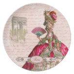 Marie Antonieta París y Arco del Triunfo Plato