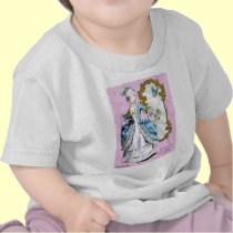 Marie Antonieta y Bluebird camisetas