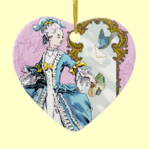 Marie Antonieta y Bluebird adornos