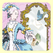 Marie Antonieta y Bluebird pegatinas