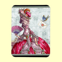 Marie Antonieta y Bluebird imanes