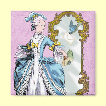 Marie Antonieta y Bluebird imanes