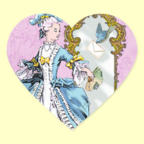 Marie Antonieta y Bluebird pegatinas