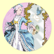Marie Antonieta y Bluebird pegatinas