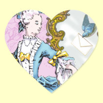 Marie Antonieta y Bluebird pegatinas