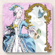 Marie Antonieta y Bluebird posavasos de corcho