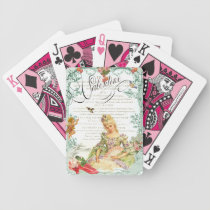 Marie Antonieta y Cupid cartas de juego