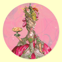 Marie Antonieta y pegatinas de los pasteles france pegatinas