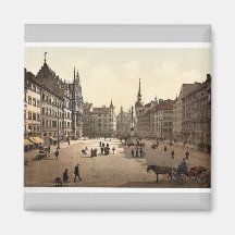 Marienplatz, Munich, Baviera, Alemania magnífica Imanes