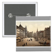 Marienplatz, Munich, Baviera, Alemania magnífica Pins