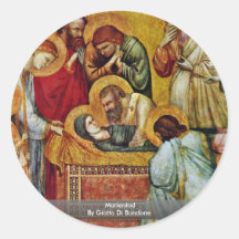 Marientod de Giotto Di Bondone Pegatina
