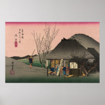 Mariko, 53 estaciones del camino de Tokaido, Hiros Posters
