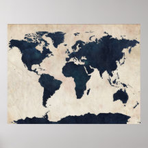 Marina de guerra apenada mapa del mundo posters